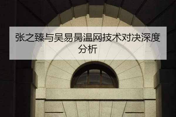 张之臻与吴易昺温网技术对决深度分析